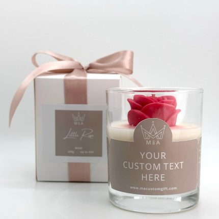 Little Rose Message Candle Scented With Rose